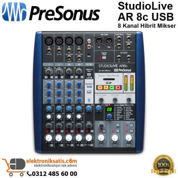 PRESONUS StudioLive AR 8c USB 8 Kanal Hibrit Mikser