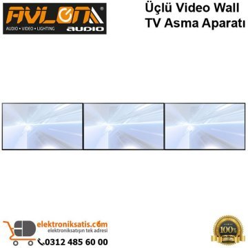 Avlon Üçlü Video Wall TV Asma Aparatı