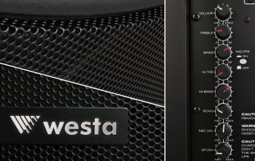 WAP-15505 400 Watt 15 2 Yollu 2 El Telsiz Mikrofon Bluetooth Kabin Hoparlör