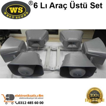 West Sound 6 Lı Araç Üstü Set