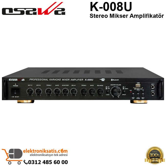 OSAWA K-008U Stereo Mikser Amplifikatör