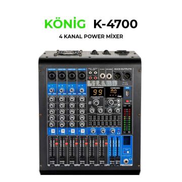 König KA-4700P 4 Kanal Power Mikser