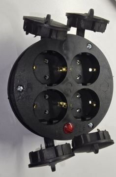 Kablo Taşıyıcılar İçin 1/16A 220V 4'lü Priz Yuvası