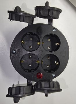 Kablo Taşıyıcılar İçin 1/16A 220V 4'lü Priz Yuvası