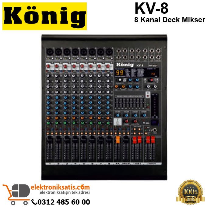 König KV-8 8 Kanal Deck Mikser