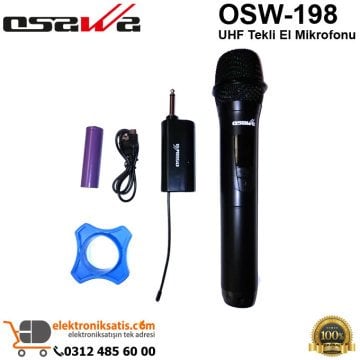 OSAWA OSW-198 UHF Tekli El Mikrofonu