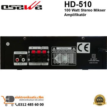 OSAWA HD-510 100 Watt Stereo Amplifikatör