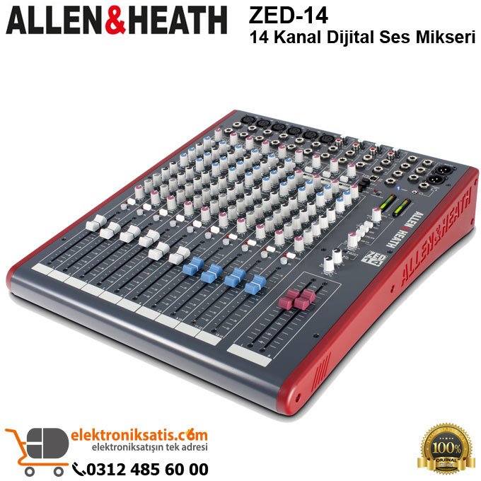 Allen Heath ZED-14 14 Kanal Dijital Ses Mikseri