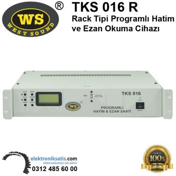 West Sound TKS 016 R Rack Tipi Programlı Hatim ve Ezan Okuma Cihazı