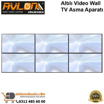 Avlon Video Altılı Video Wall TV Asma Aparatı