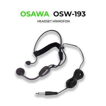 Osawa OSW 193 Kablolu Headset Mikrofonu-Pilsiz