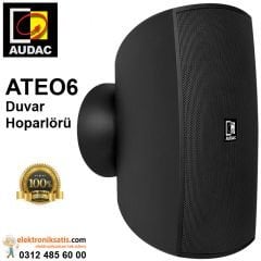 AUDAC ATEO6 60 Watt Duvar Hoparlörü Siyah