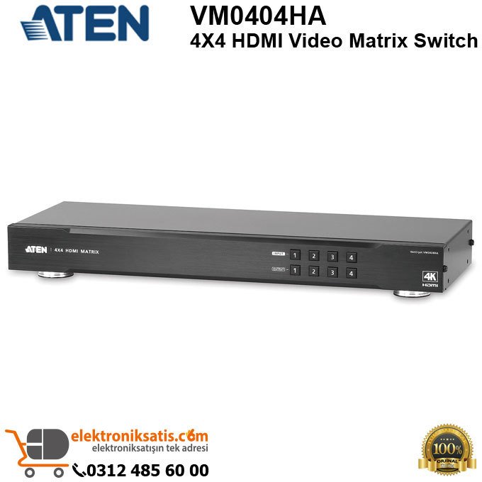 Aten VM0404HA 4X4 HDMI Video Matrix Switch
