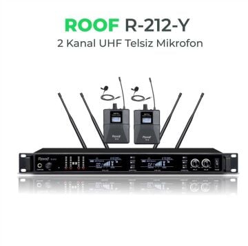 ROOF R-212 YY UHF Telsiz 2 Yaka Mikrofon