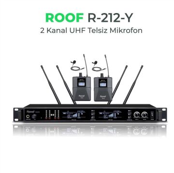 ROOF R-212 YY UHF Telsiz 2 Yaka Mikrofon