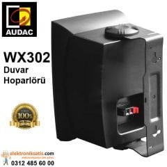 AUDAC WX302 30 Watt Duvar Hoparlörü Siyah