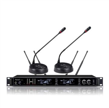 ROOF R-212 MM UHF Telsiz 2 Kürsü Mikrofon
