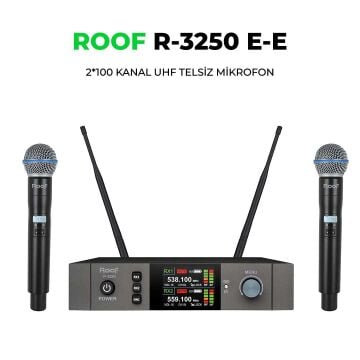 ROOF R-3250 EE UHF Telsiz 2 El Mikrofon