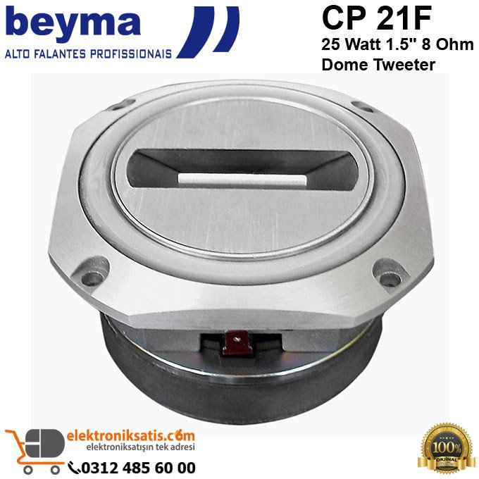 Beyma CP 21F 25 Watt 1.5'' 8 Ohm Dome Tweeter