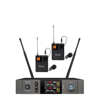 ROOF R-3250 YY UHF Telsiz 2 Yaka Mikrofon