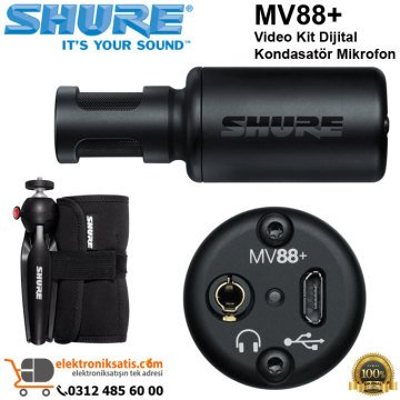 Shure MV88+ Video Kit Dijital Kondasatör Mikrofon