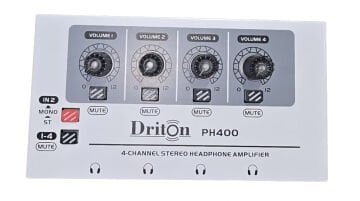Driton PH400 4 Kanal Stereo Kulaklık Amplifikatörü