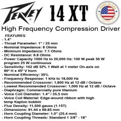 Peavey 14XT Profesyonel Compression Driver