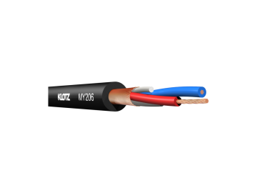 Klotz MY206SW 2x0,22mm² Mikrofon Kablosu (Siyah)