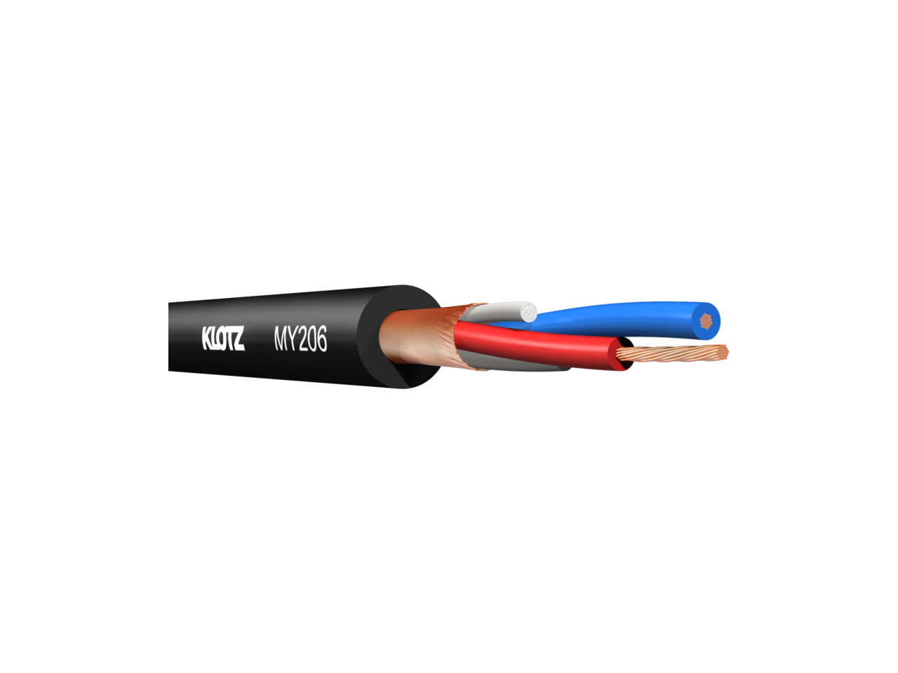 Klotz MY206SW 2x0,22mm² Mikrofon Kablosu (Siyah)