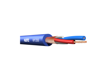 Klotz MY206BL 2x0,22mm² Mikrofon Kablosu (Mavi)