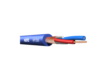 Klotz MY206BL 2x0,22mm² Mikrofon Kablosu (Mavi)
