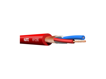 Klotz MY206RT 2x0,22mm² Mikrofon Kablosu (Kırmızı)