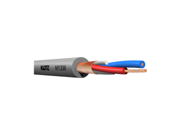 Klotz MY206GR 2x0,22mm² Mikrofon Kablosu (Gri)