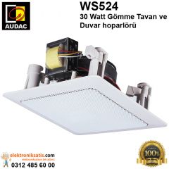 AUDAC WS524 30 Watt Gömme Tavan ve Duvar hoparlörü