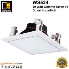 AUDAC WS524/D 30 Watt Gömme Tavan ve Duvar hoparlörü