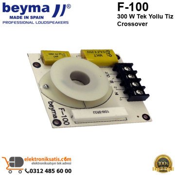Beyma F-100 300 W Tek Yollu Tiz Crossover