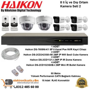 Haikon 8 li iç ve Dış Ortam Kamera Seti 2