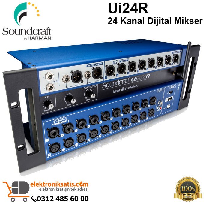 Soundcraft Ui24R デジタルミキサー Soundcraft Ui24R 24 Kanal Dijital Mikser