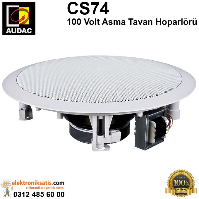 AUDAC CS74 100 Volt Asma Tavan Hoparlörü