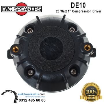 B&C Speakers DE10 20 Watt 1'' Compression Driver