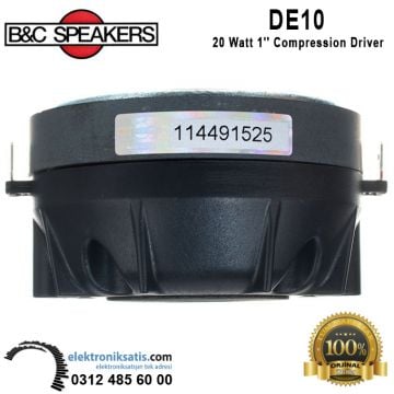 B&C Speakers DE10 20 Watt 1'' Compression Driver