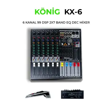 König KX-6 6 Kanal Deck Mikser