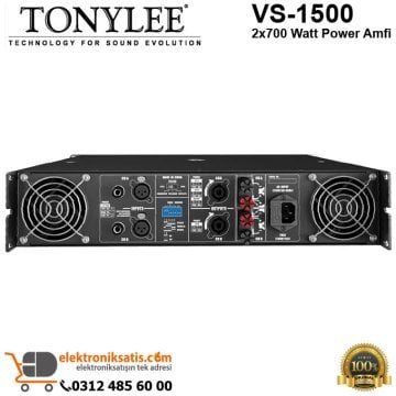 Tonylee VS-1500 2x700 Watt Power Amfi