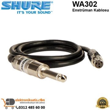 Shure WA302 Enstrüman Kablosu