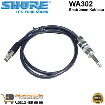 Shure WA302 Enstrüman Kablosu