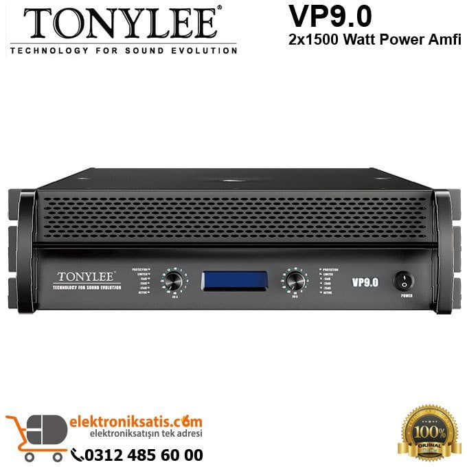 Tonylee VP9.0 2x1500 Watt Power Amfi