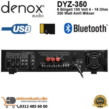 Denox DYZ-350 100V 350 Watt 6 Bölgeli Anfi