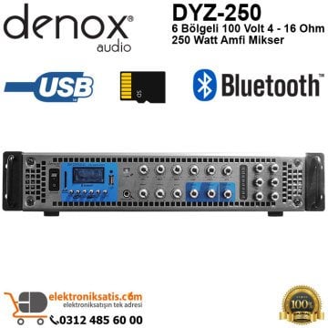 Denox DYZ-250 100V 250 Watt 6 Bölgeli Anfi