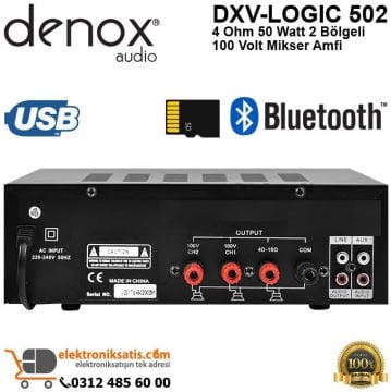 Denox DXV-Logic 502 100V 50 Watt 2 Bölgeli Anfi