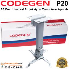 Codegen P20 20 Cm Universal Projeksiyon Tavan Askı Aparatı